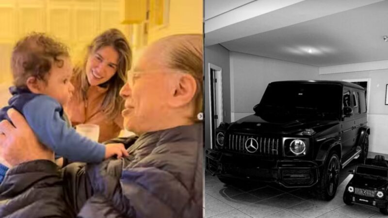 Genro de Silvio Santos presenteou herdeiro aos nove meses com miniatura de carro de R$ 2 milhões