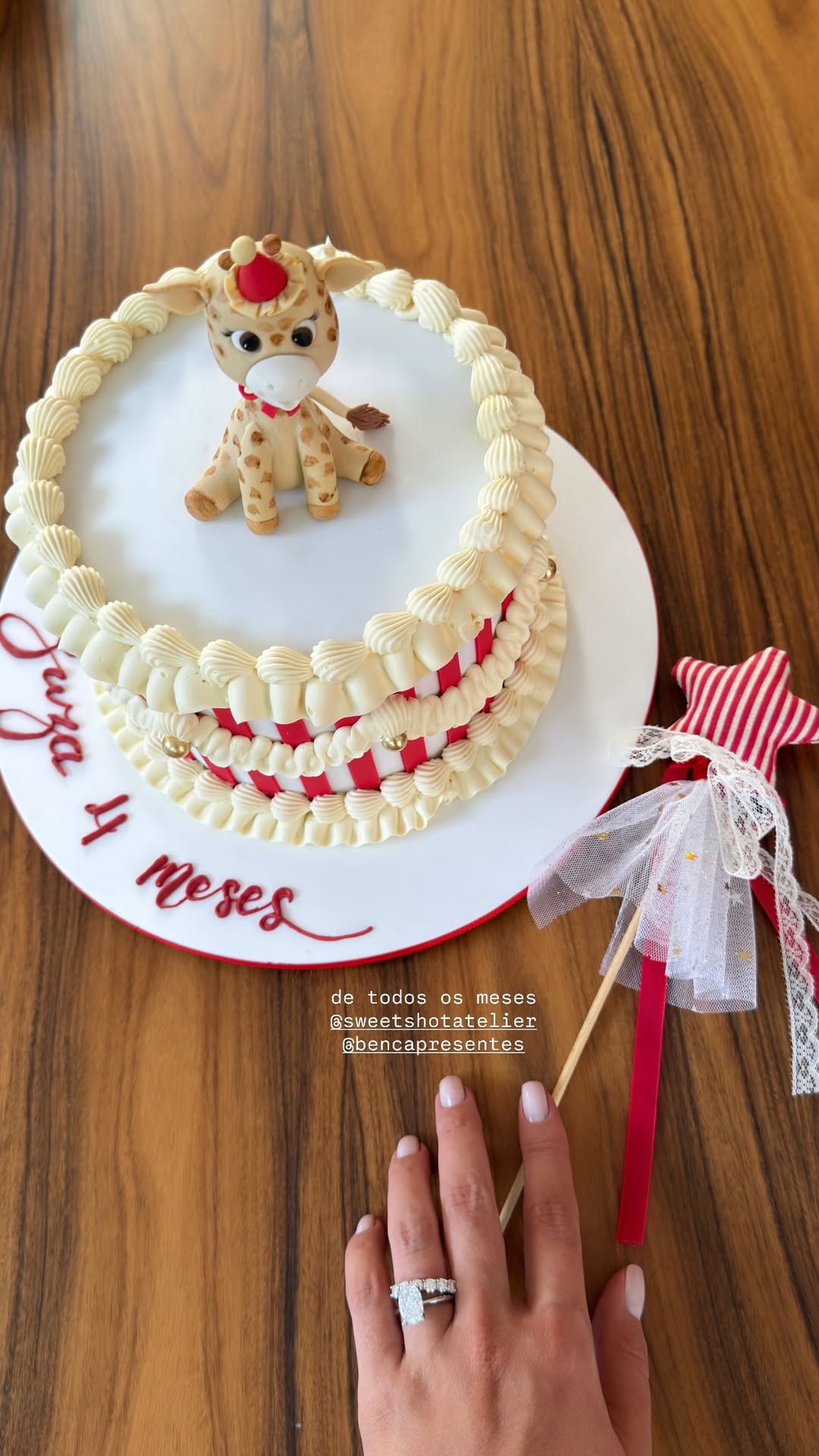 Rafa Kalimann e Nattan celebram mesversário da filha— Foto: Reprodução/Instagram