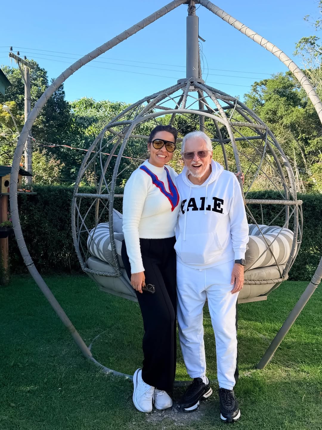Carlos Alberto de Nóbrega e Renata de Nóbrega - Reprodução/Instagram