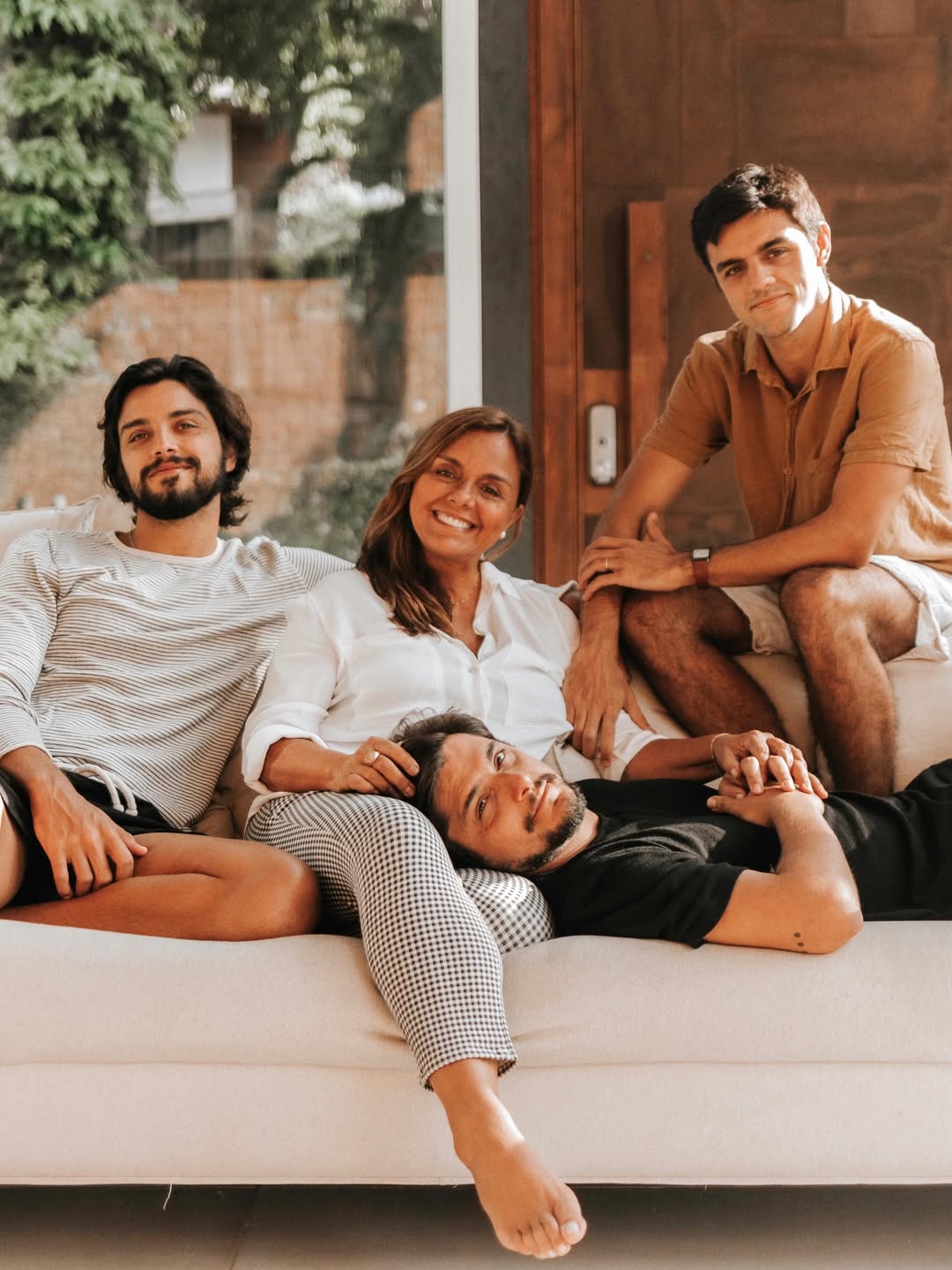 Ana Sang com os filhos - Foto: Instagram
