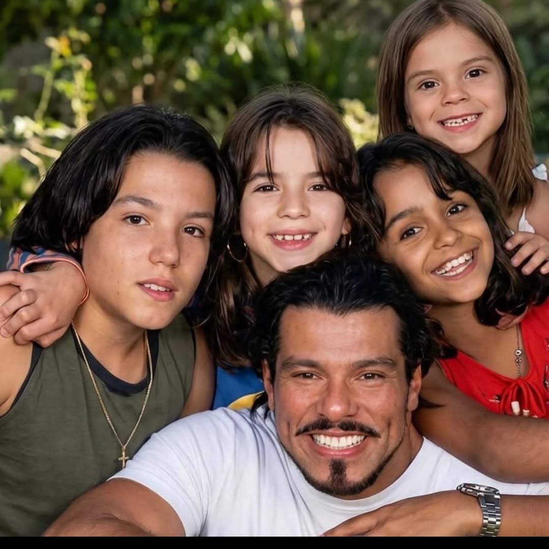 Maurício Mattar com os filhos - Foto: Instagram