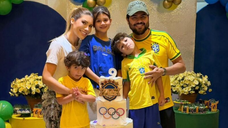 Filha de Cristiano, dupla com Zé Neto, comemora 9 anos com festa inspirada nas Olimpíadas