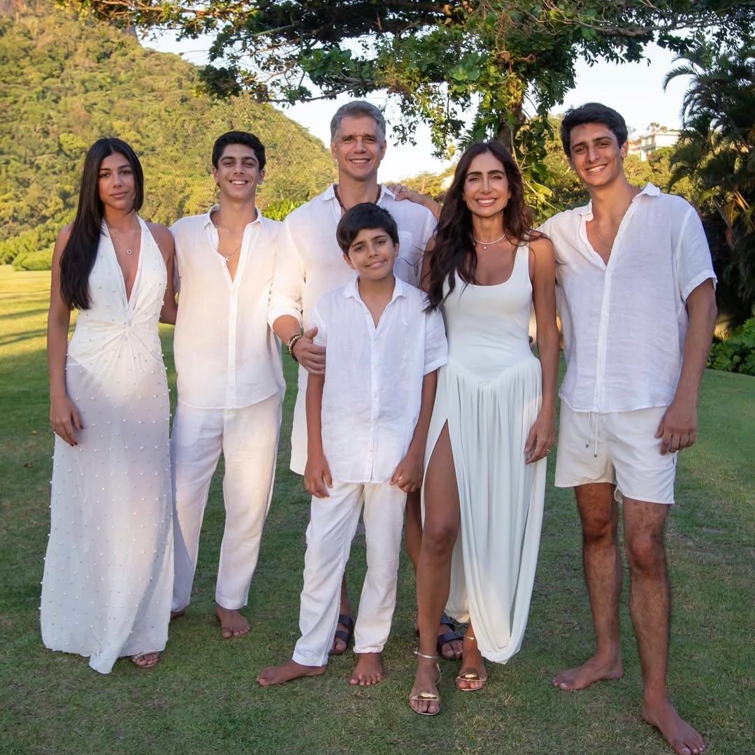Márcio Garcia com os filhos - Foto: Reprodução / Instagram