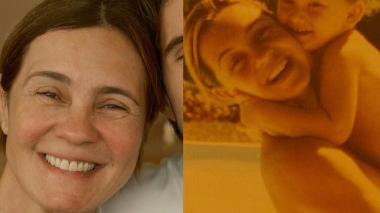 Aos 26 anos, filho ator de Adriana Esteves rouba a cena em foto rara com a mãe: ‘Herdou a beleza’