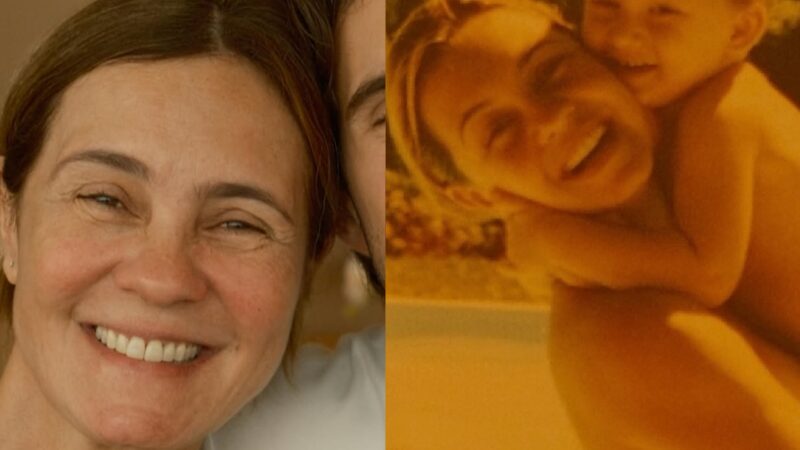 Aos 26 anos, filho ator de Adriana Esteves rouba a cena em foto rara com a mãe: ‘Herdou a beleza’