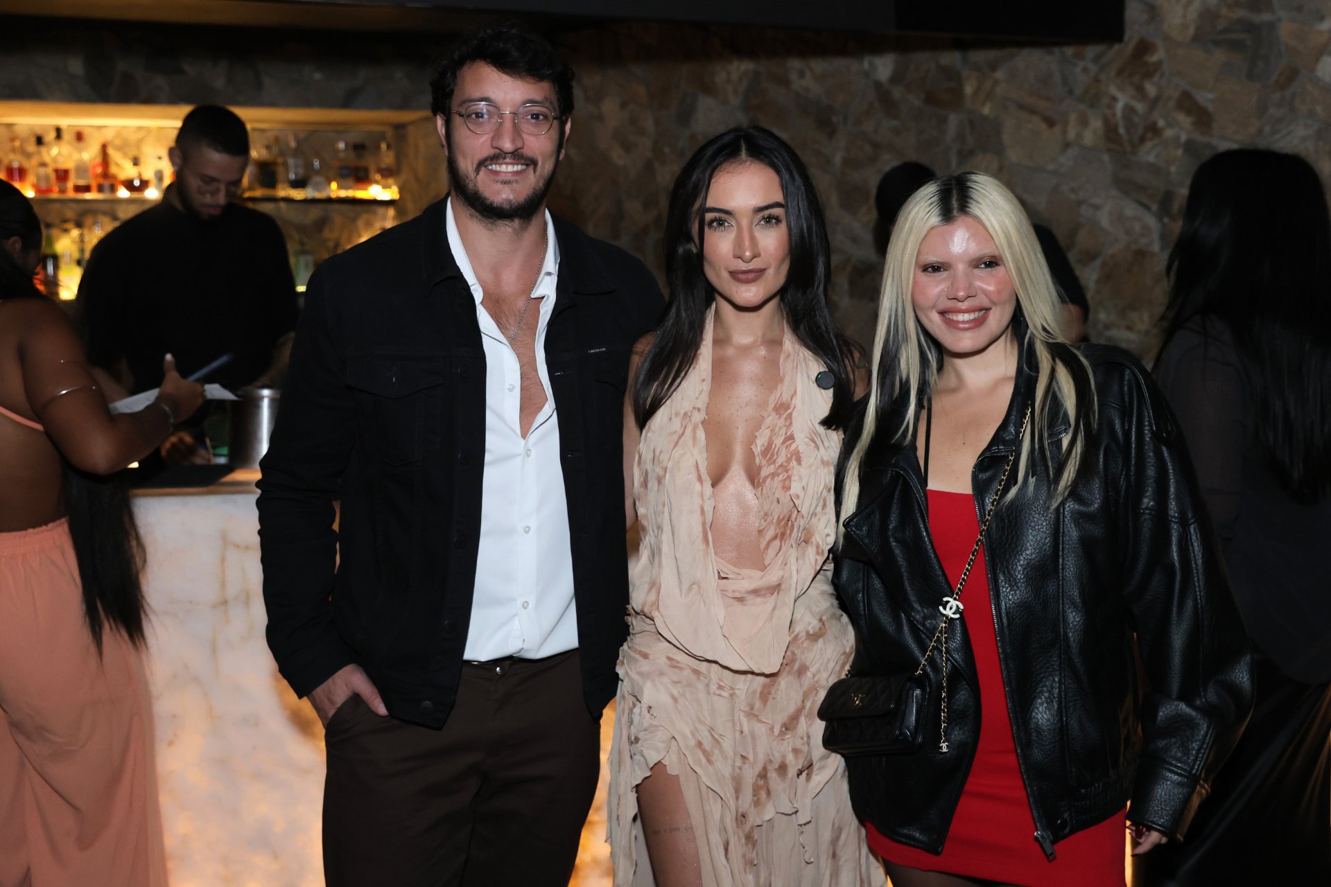 Allan Souza Lima e Duda Beat em lançamento de Gabi Melim - Fotos: Daniel Pinheiro/BrazilNews