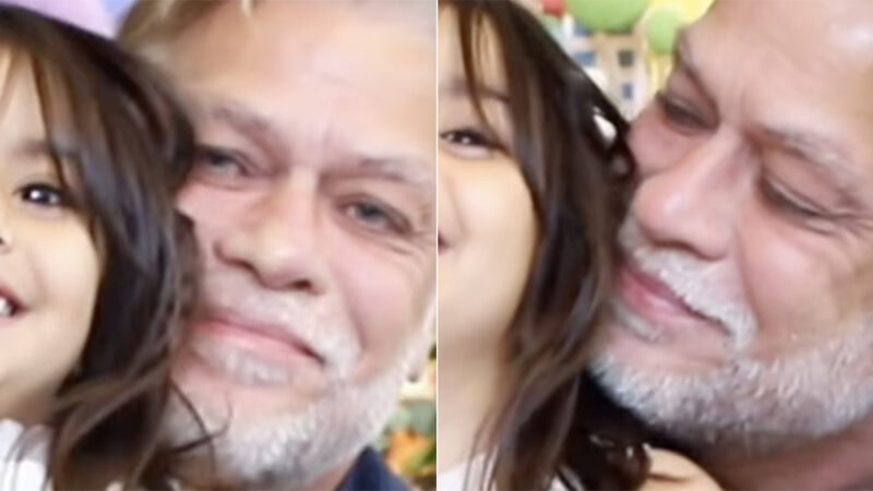 Aos 5 anos, filha caçula de Fábio Assunção faz rara aparição em sua festa de aniversário