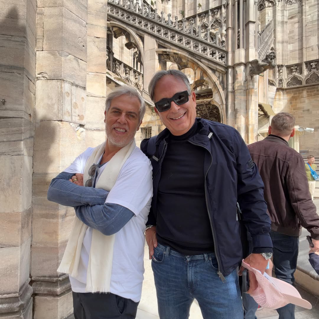 Anderson Muller com o marido, Paulinho, na Itália - Foto: Reprodução / Instagram @mulleranderson