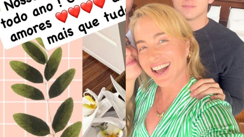 Angélica mostra foto com os três filhos e revela tradição especial de Dia das Mães: ‘Todo ano’
