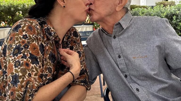 Aos 83 anos, cantor rouba a cena ao posar com a esposa 26 anos mais nova: ‘Casal lindo’