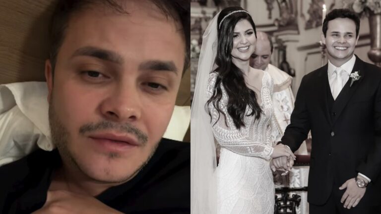 Matheus Aleixo faz forte desabafo após fim do casamento: ‘Eu caí em tentações’