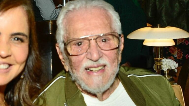 Aos 90 anos, Carlos Alberto de Nóbrega comemora Bodas de Barro com a esposa 40 anos mais nova