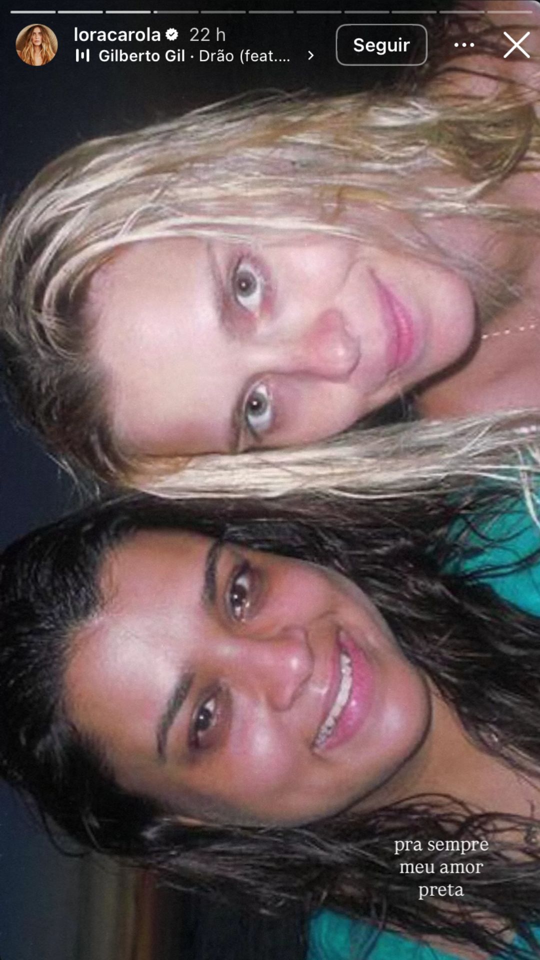 Carolina Dieckmann e Preta Gil - Foto: Reprodução/Instagram