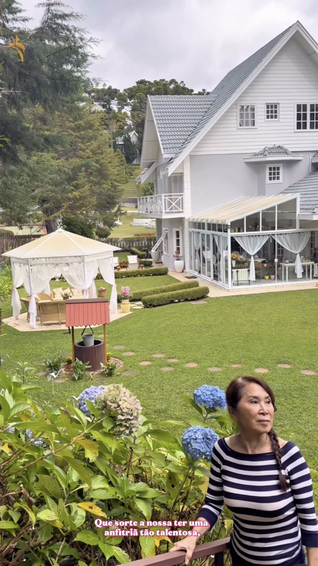 Casa de campo de Alice Takeda, esposa de Mauricio de Sousa - Foto: Reprodução / Instagram