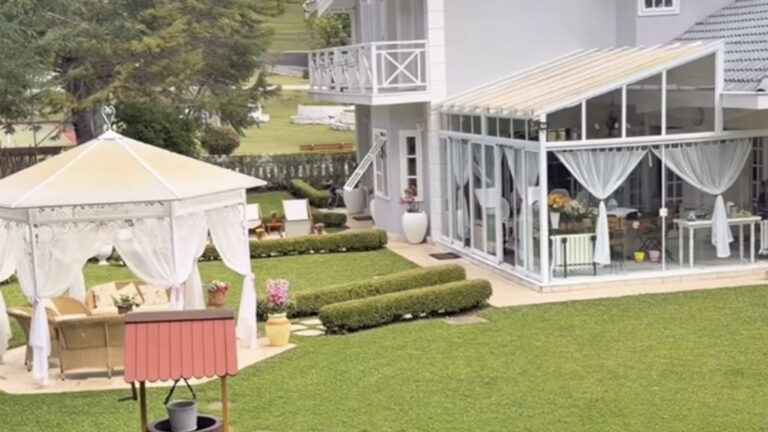 Esposa de criador da Turma da Mônica tem casa de campo que parece que saiu dos filmes da Sessão da Tarde