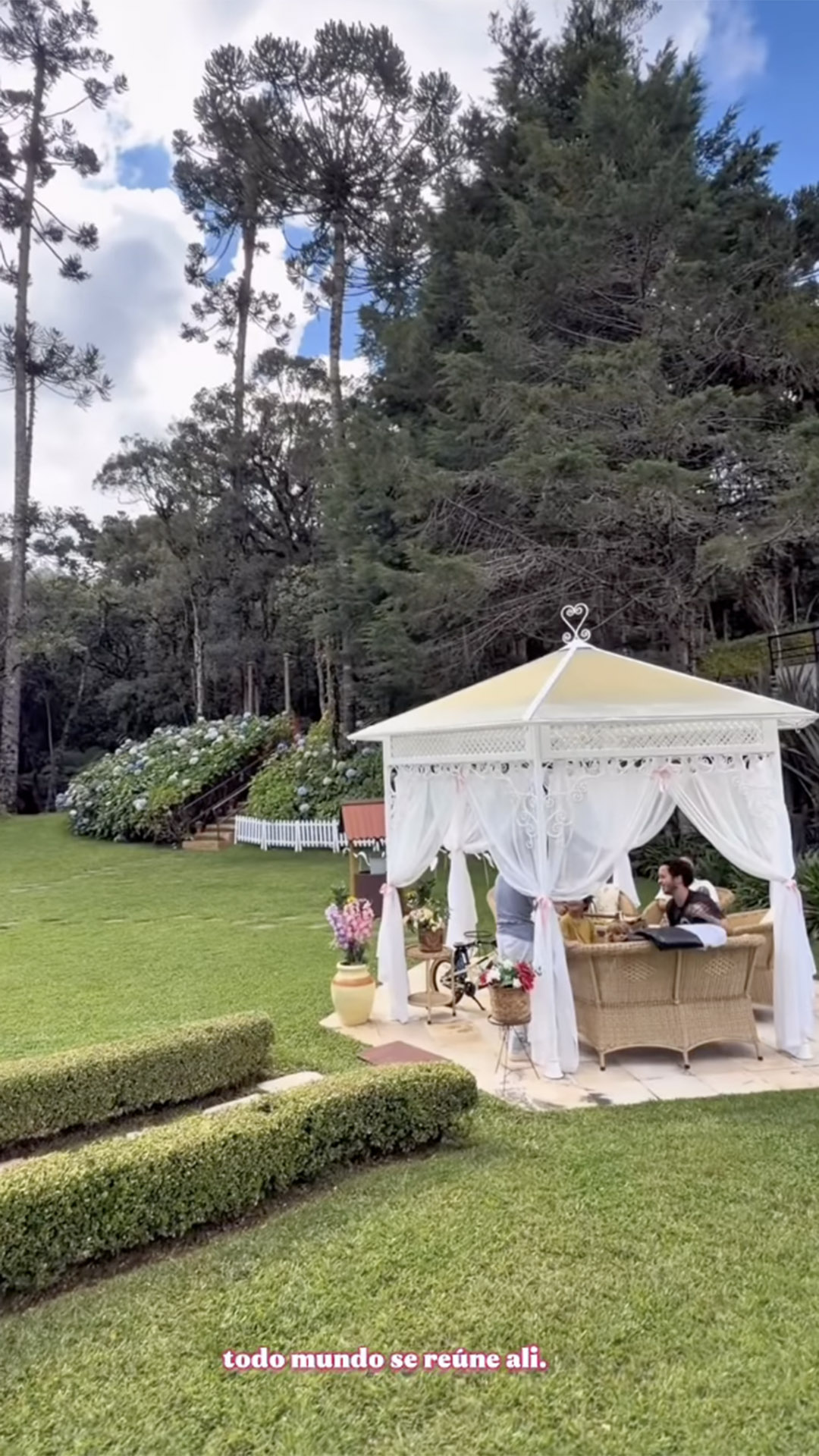 Casa de campo de Alice Takeda, esposa de Mauricio de Sousa - Foto: Reprodução / Instagram