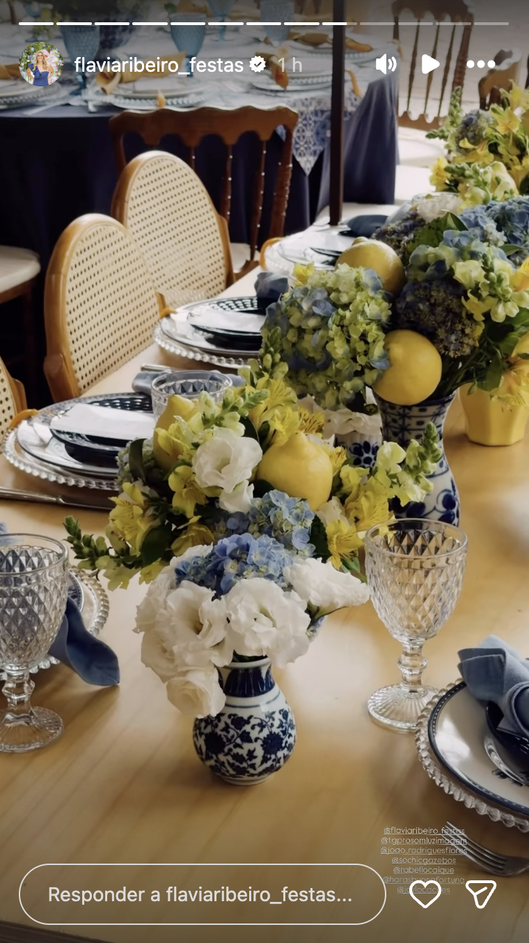 Decoração do casamento de Bianca Biancardi e Bruno - Foto: Reprodução / Instagram