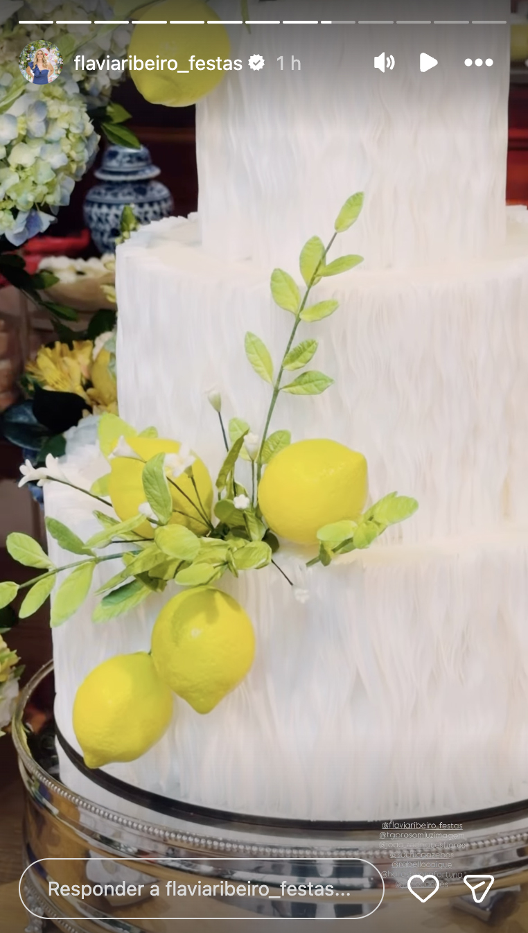 Decoração do casamento de Bianca Biancardi e Bruno - Foto: Reprodução / Instagram