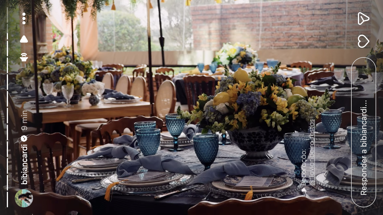 Decoração do casamento de Bianca Biancardi e Bruno - Foto: Reprodução / Instagram