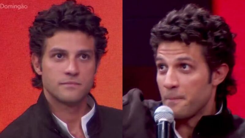 Chay Suede fica constrangido após atitude de Luciano Huck no ‘Domingão’