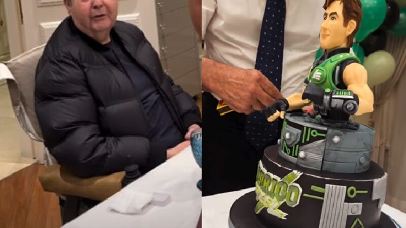 Aos 76 anos, Faustão rouba a cena em rara aparição no aniversário de 18 anos do filho caçula