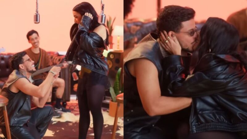 Felipe Amorim revela bastidores do pedido de casamento surpresa em clipe: ‘Hora certa’
