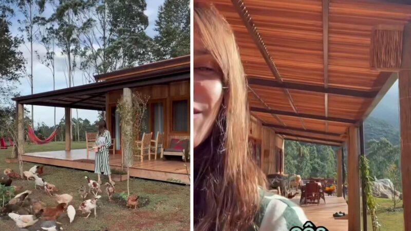 Construída em apenas 7 meses, nova casa de apresentadores brasileiros tem estilo de cabana de luxo