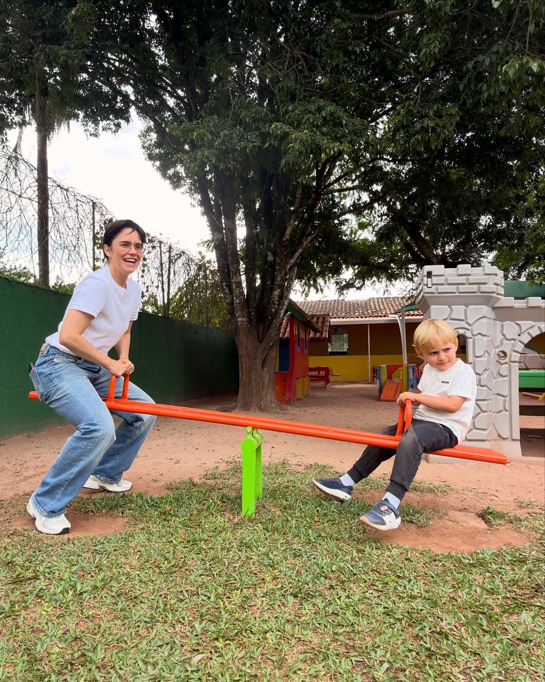 Fernanda Vasconcellos com o filho, Romeo - Foto: Reprodução / Instagram @cassioreis