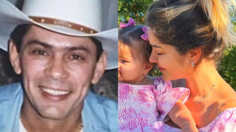 Com 1 ano, neta do cantor Leandro dá show de fofura ao combinar look com a mãe: ‘Princesas’