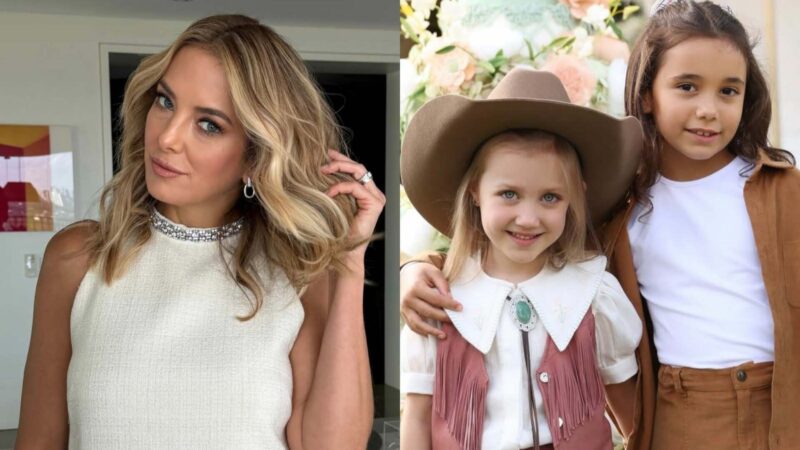 Sem Ticiane Pinheiro, Manuella marca presença no aniversário de Vicky Justus