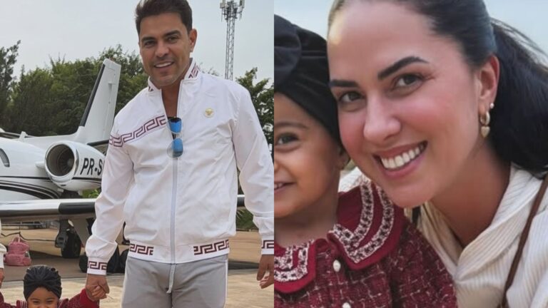 Com 1 ano, filha de Zezé Di Camargo e Graciele rouba a cena ao surgir com look elegante