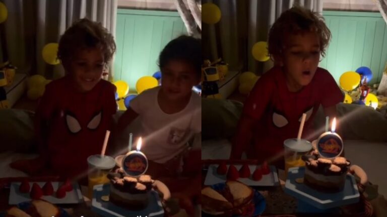 Filho mais velho de famoso cantor ganha surpresa especial ao completar 6 anos
