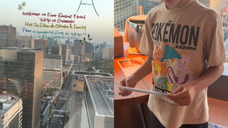 Após fim de Três Graças, atriz da Globo curte férias com o filho em hotel com diária de R$ 20 mil