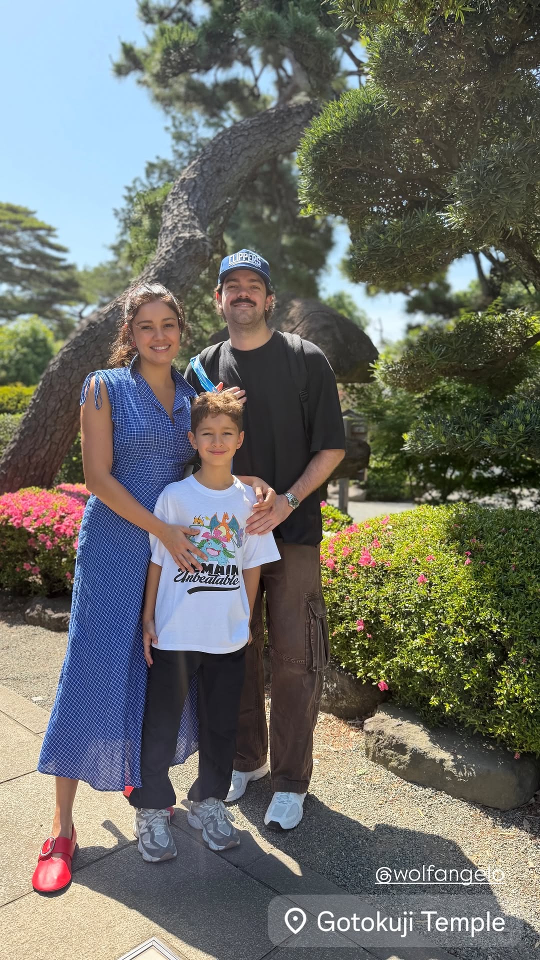 Sophie Charlotte com o filho, Otto, e o irmão, Ângelo Wolf - Foto: Reprodução / Instagram @sophiecharlotte1
