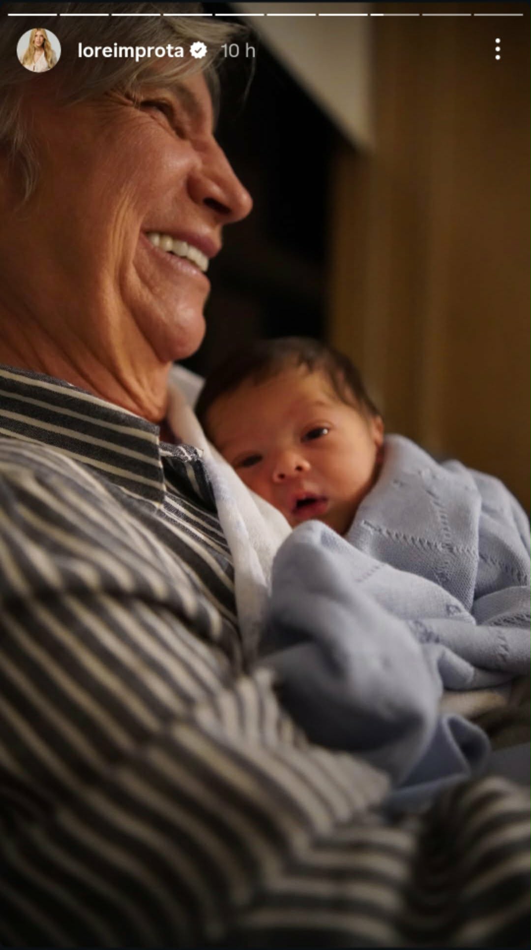 Mãe de Lore Improta com Levi