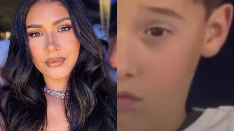 Parecidos? Aos 10 anos, filho de Simaria faz rara aparição nas redes sociais da mãe