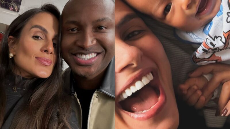 Aos 8 meses, filho de Carol Peixinho explode o fofurômetro com sorriso contagiante em nova foto