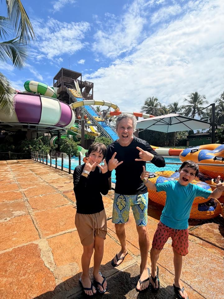 Alexandre Nero com os filhos - Foto: Reprodução / Instagram @alexandrenero
