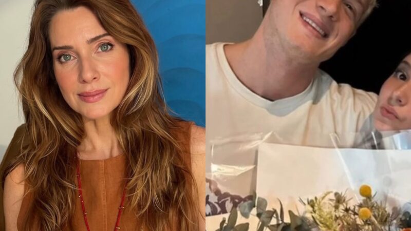 Aos 52 anos, Leticia Spiller exibe fotos raríssimas com os dois filhos em data especial