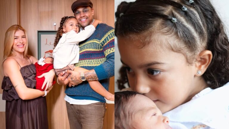 Lore Improta e Léo Santana deixam maternidade com o filho caçula: ‘Um novo capítulo’