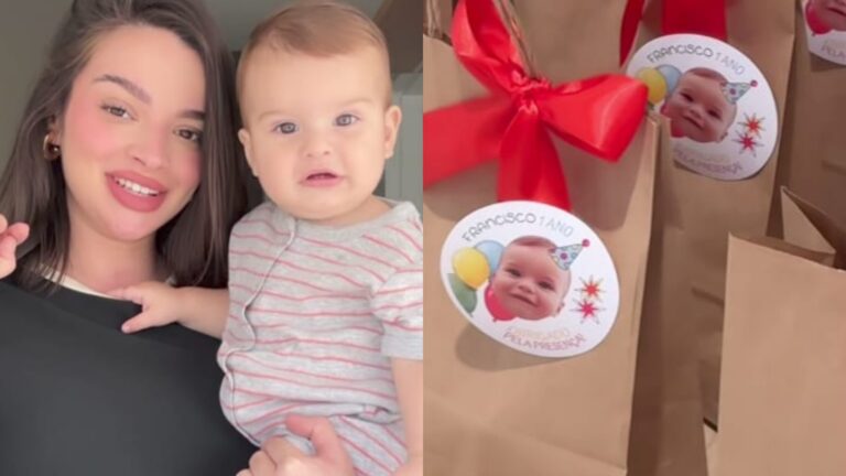 Ex-Malhação, Gabriella Mustafá mostra preparativos para festa de 1 ano do filho