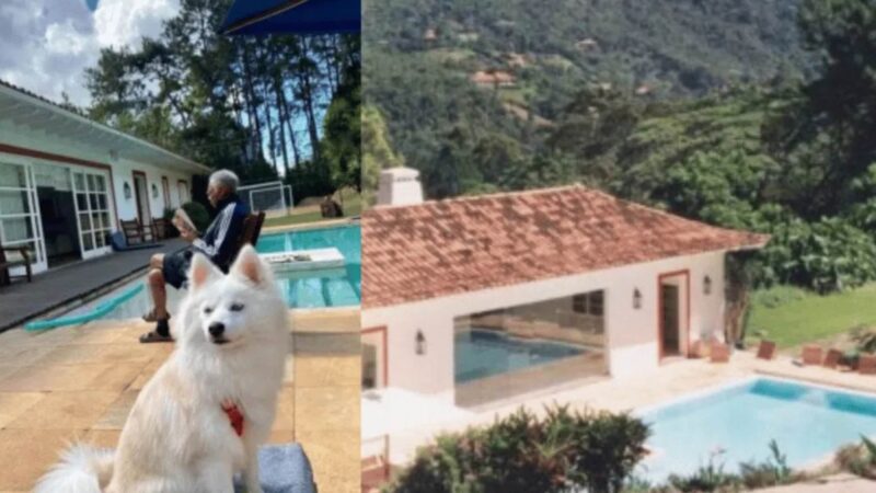 Aos 83 anos, ícone da música abre as portas de refúgio na serra com árvore genealógica gigante na sala
