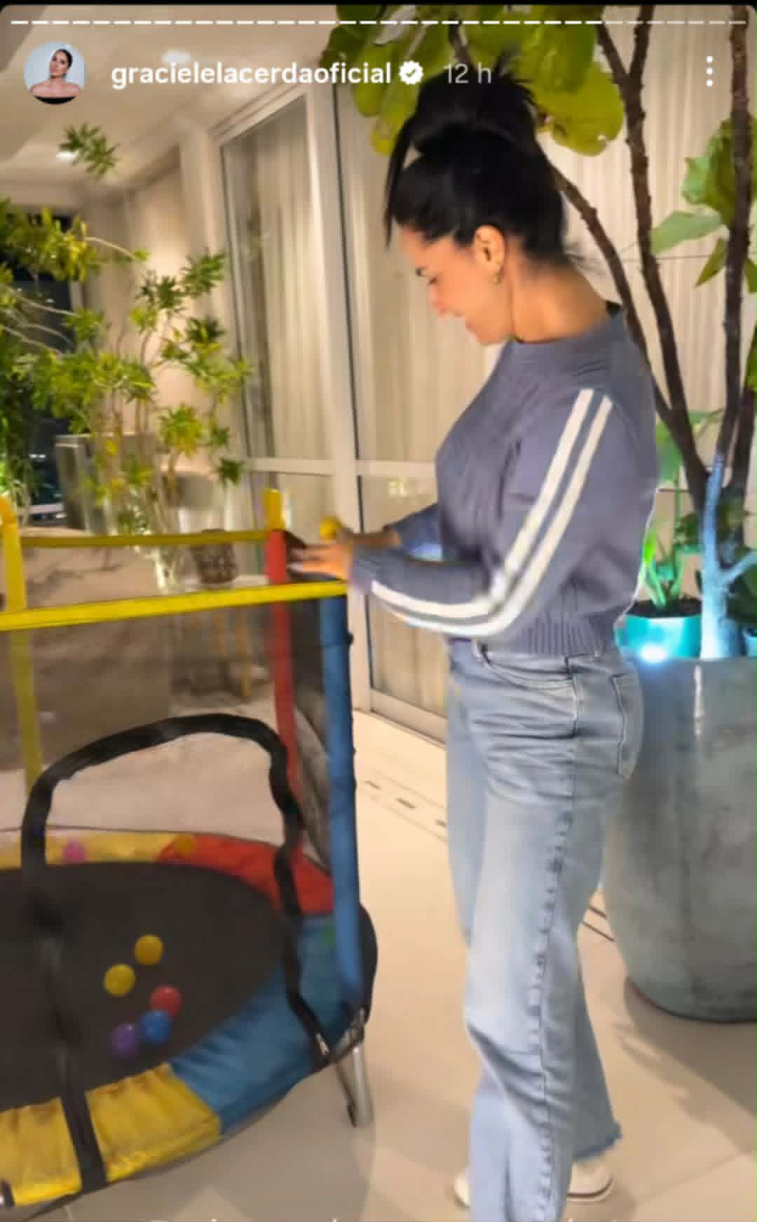 Filha de Zezé Di Camargo se diverte com brinquedo montado pela mãe - Foto: Reprodução/Instagram