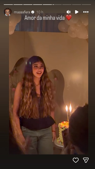 Grazi Massafera mostra festa de 14 anos de Sofia — Foto: Reprodução/Instagram