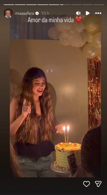 Grazi Massafera mostra festa de 14 anos de Sofia — Foto: Reprodução/Instagram