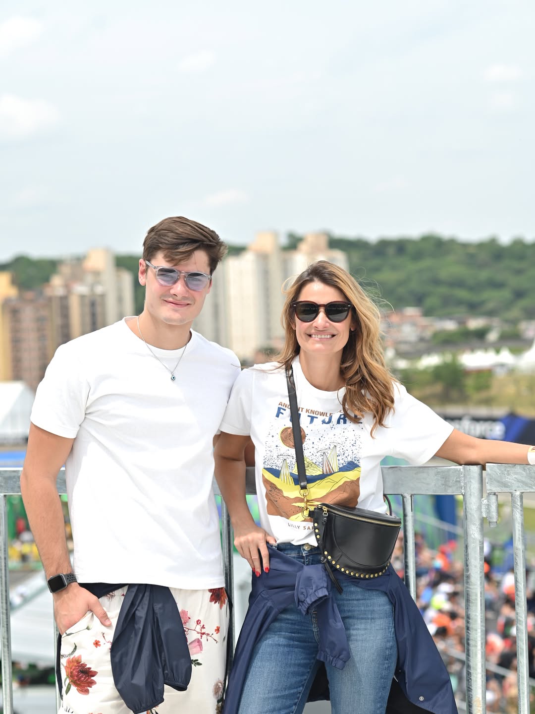 João Assunção, filho mais velho do ator Fábio Assunção, com a mãe, Priscila Borgonovi - Foto: Reprodução / Instagram @joao.assuncao_