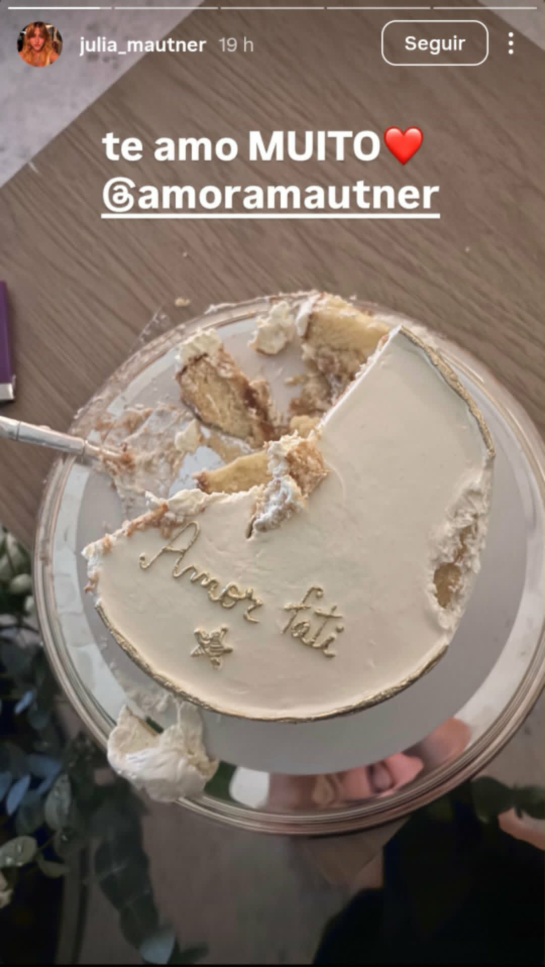 Julia Mautner comemora aniversário de Amora Mautner - Foto: Reprodução/Instagram