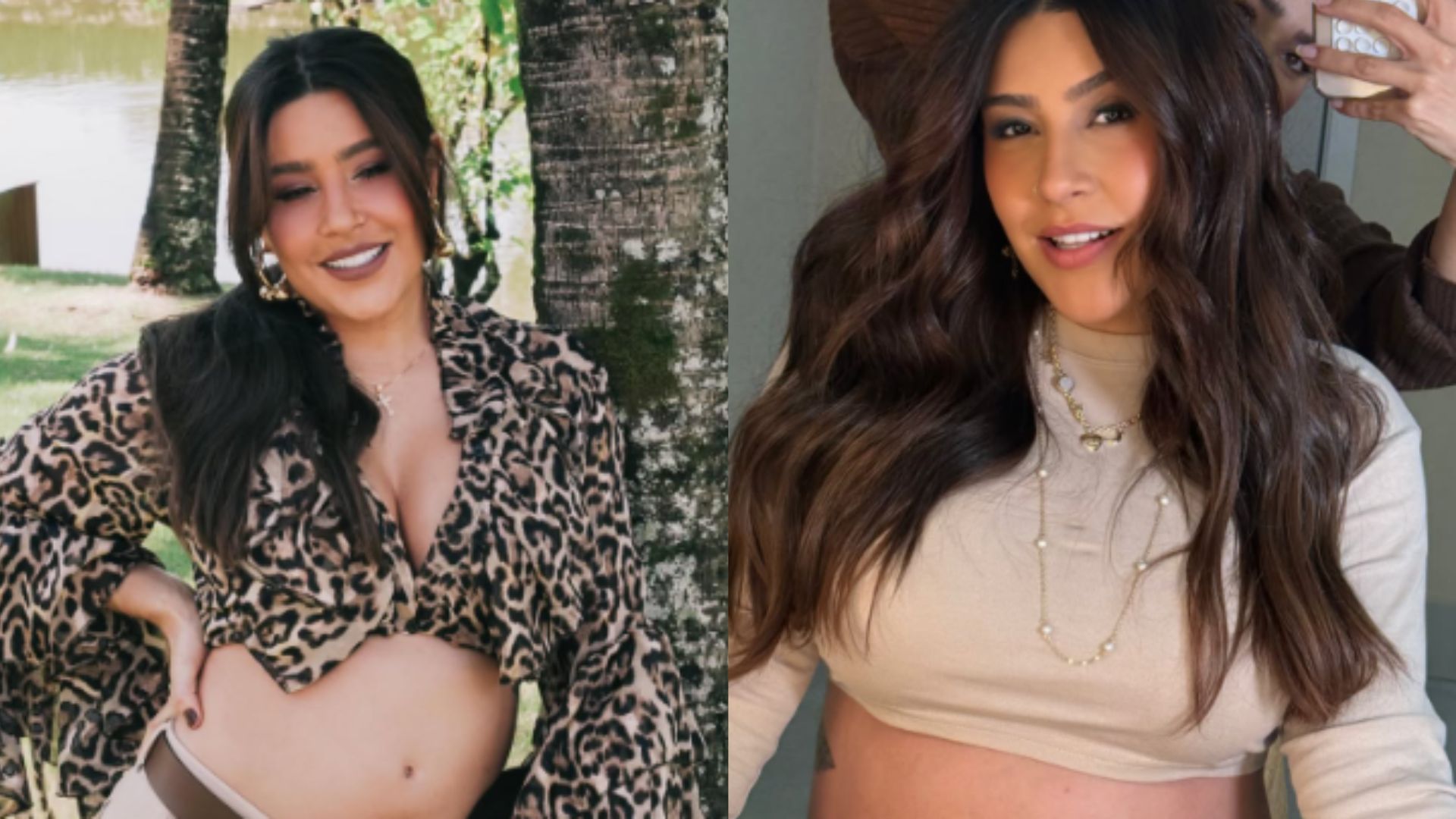 Lauana Prado antes e depois - Fotos: Reprodução/Instagram