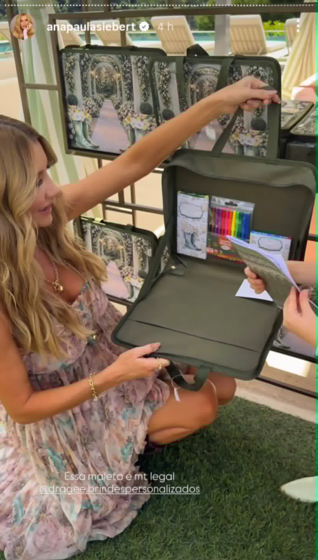 Ana Paula Siebert mostra lembrancinhas do aniversário de Vicky Justus - Foto: Reprodução/Instagram