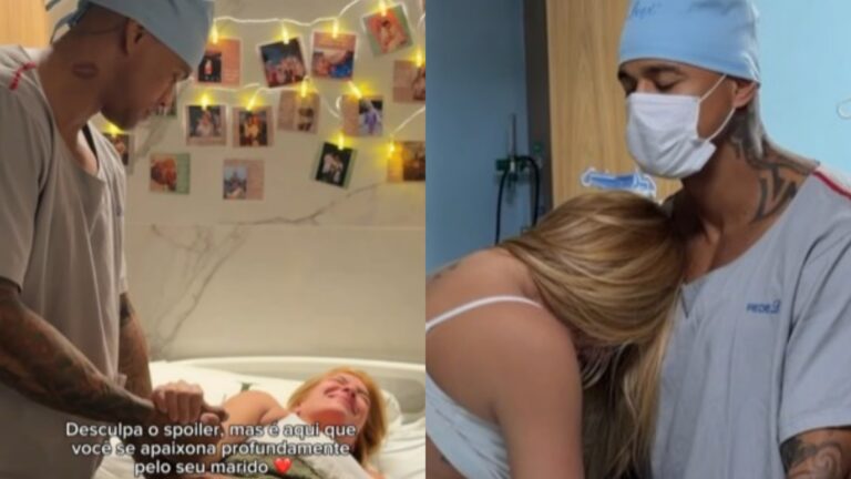 Lore Improta se emociona com atitude de Léo Santana durante nascimento do filho
